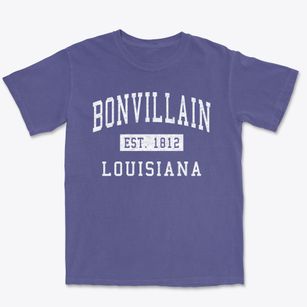 Bonvillain Louisiana Classic Established Premium Heavyweight T-shirt