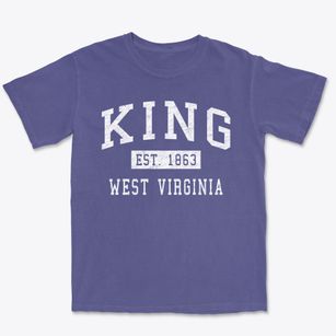 King West Virginia Classic Established Premium Heavyweight T-shirt