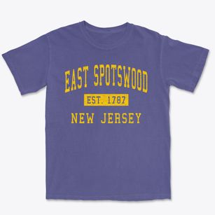 East Spotswood New Jersey Classic Established Premium Heavyweight T-shirt