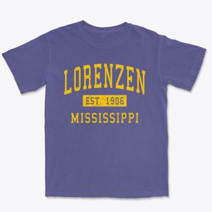Lorenzen Mississippi Classic Established Premium Heavyweight T-shirt