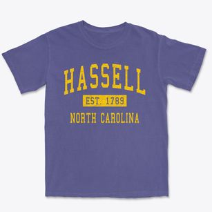 Hassell North Carolina Classic Established Premium Heavyweight T-shirt