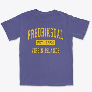 Fredriksdal Virgin Islands Classic Established Premium Heavyweight T-shirt