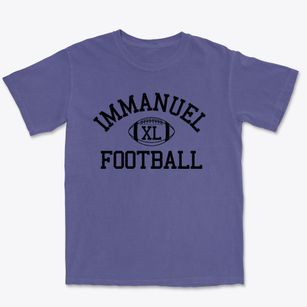 Immanuel Lutheran School Classic Football Premium Heavyweight T-shirt