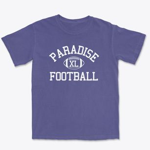 Paradise Christian School Classic Football Premium Heavyweight T-shirt