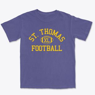 Saint Thomas Of Canterbury School Classic Football Premium Heavyweight T-shirt