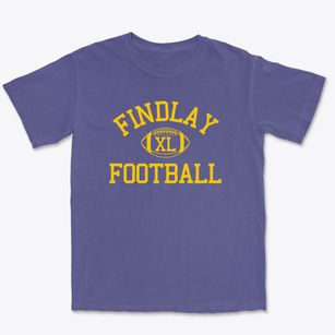 Findlay High School Classic Football Premium Heavyweight T-shirt