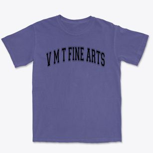 V M T Fine Arts Magnet School Varsity Arch Premium Heavyweight T-shirt