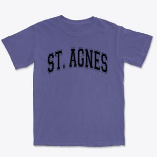 St. Agnes Varsity Arch Premium Heavyweight T-shirt