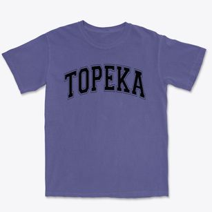 Topeka Lutheran School Varsity Arch Premium Heavyweight T-shirt