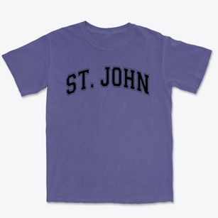 St. John The Evangelist School Varsity Arch Premium Heavyweight T-shirt