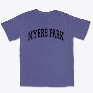 Myers Park Traditional Elementary School Varsity Arch Premium Heavyweight T-shirt