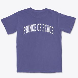 Prince Of Peace Lutheran School Varsity Arch Premium Heavyweight T-shirt