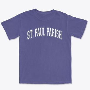 St Paul Parish Varsity Arch Premium Heavyweight T-shirt