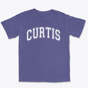 Curtis Elementary School Varsity Arch Premium Heavyweight T-shirt