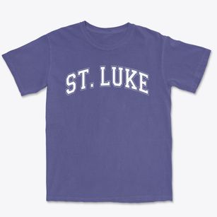 Saint Luke School Varsity Arch Premium Heavyweight T-shirt