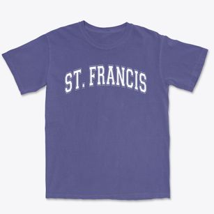 Saint Francis De Sales School Varsity Arch Premium Heavyweight T-shirt