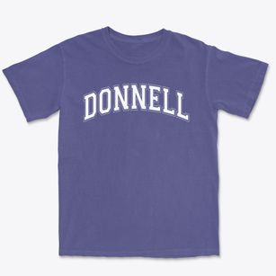 Donnell Junior High School Varsity Arch Premium Heavyweight T-shirt