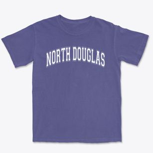 North Douglas Elementary School Varsity Arch Premium Heavyweight T-shirt