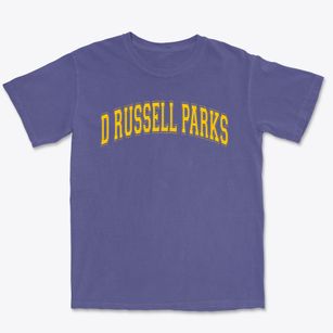D Russell Parks Junior High School Varsity Arch Premium Heavyweight T-shirt