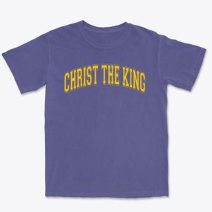 Christ The King-saint Thomas North Varsity Arch Premium Heavyweight T-shirt