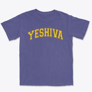 Yeshiva Bnos Spinka Varsity Arch Premium Heavyweight T-shirt