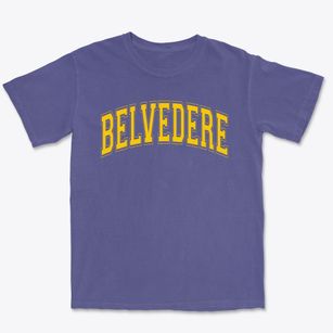 Belvedere Elementary School Varsity Arch Premium Heavyweight T-shirt