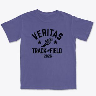 Veritas Academy Track and Field Premium Heavyweight T-shirt