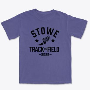Stowe High School Track and Field Premium Heavyweight T-shirt