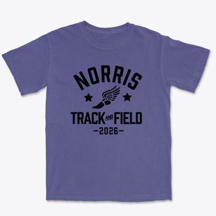 Norris High School Track and Field Premium Heavyweight T-shirt