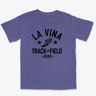 La Vina Middle School Track and Field Premium Heavyweight T-shirt