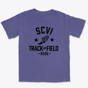 Santa Clarita Valley International Track and Field Premium Heavyweight T-shirt