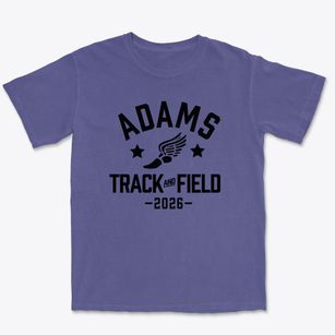 Adams Middle School Track and Field Premium Heavyweight T-shirt