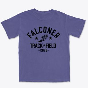 Falconer Elementary School Track and Field Premium Heavyweight T-shirt