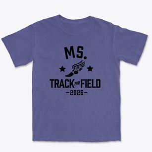 Ms. Carrie's Day School Track and Field Premium Heavyweight T-shirt