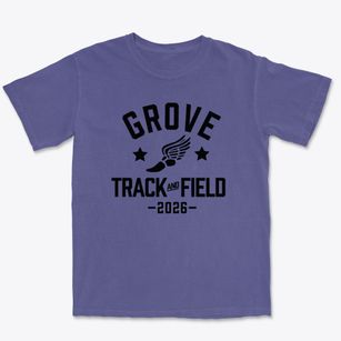 Grove Christian School Track and Field Premium Heavyweight T-shirt