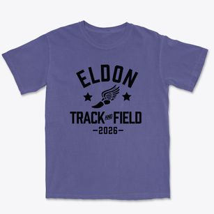 Eldon High School Track and Field Premium Heavyweight T-shirt