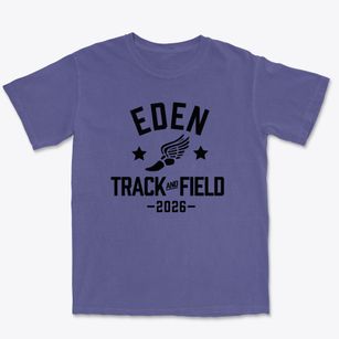 Eden Elementary School Track and Field Premium Heavyweight T-shirt