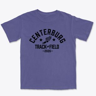 Centerburg Elementary School Track and Field Premium Heavyweight T-shirt