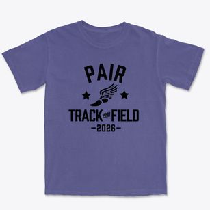 Pair Elementary School Track and Field Premium Heavyweight T-shirt