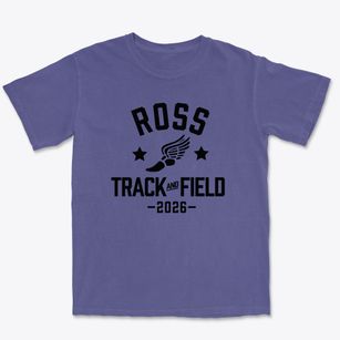Ross Elementary School Track and Field Premium Heavyweight T-shirt