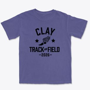 Clay Academy Track and Field Premium Heavyweight T-shirt