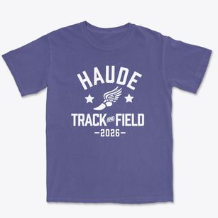 Haude Elementary School Track and Field Premium Heavyweight T-shirt