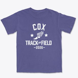 Frank W. Cox High School Track and Field Premium Heavyweight T-shirt