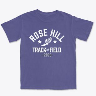 Rose Hill High School Track and Field Premium Heavyweight T-shirt