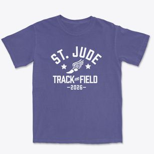 St Jude Thaddeus Parish Track and Field Premium Heavyweight T-shirt
