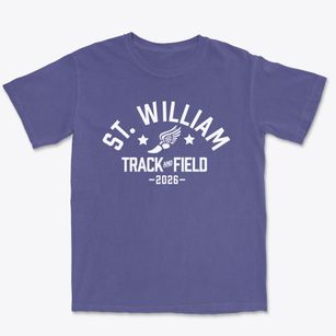 Saint William School Track and Field Premium Heavyweight T-shirt