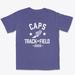 College Achieve Track and Field Premium Heavyweight T-shirt