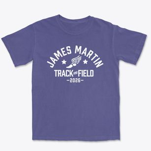 James Martin Middle School Track and Field Premium Heavyweight T-shirt