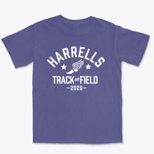 Harrells Christian Academy Track and Field Premium Heavyweight T-shirt