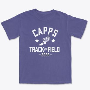 Capps Middle School Track and Field Premium Heavyweight T-shirt